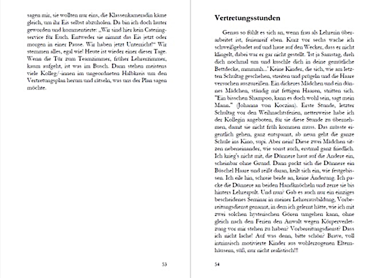 Titel: Vertretung